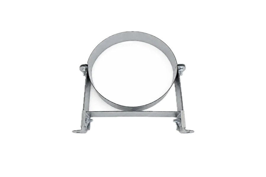 Abrazadera de pared para conducto circular