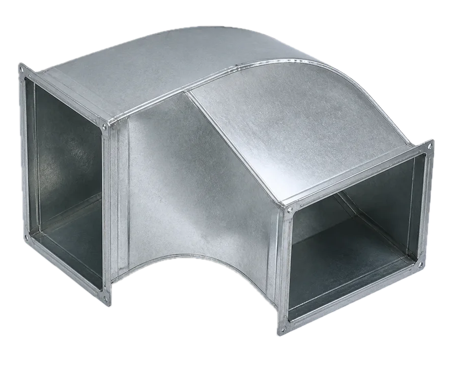 Codo de conducto rectangular